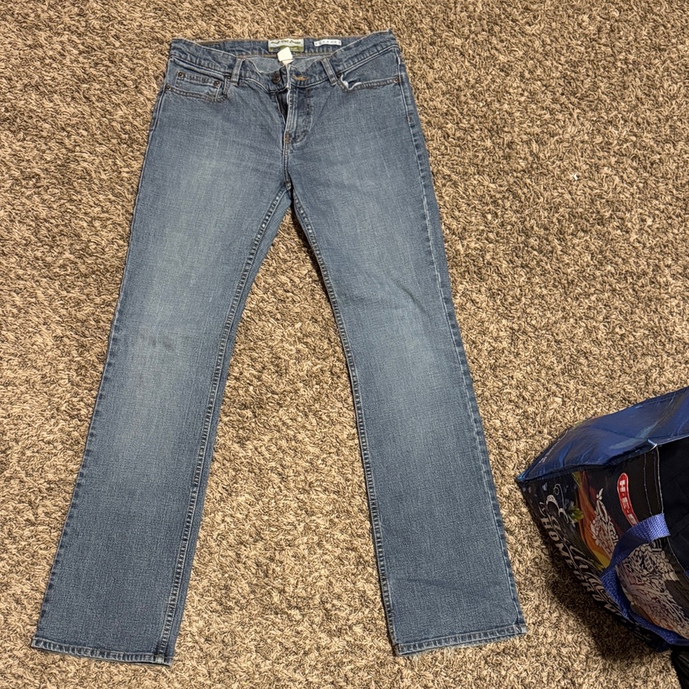 Old Navy Women's Straight Leg Blue Jeans